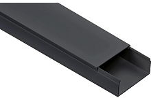 Кабель-канал IEK Элекор 60x40мм (2000мм) черный (уп. 18м.) картинка